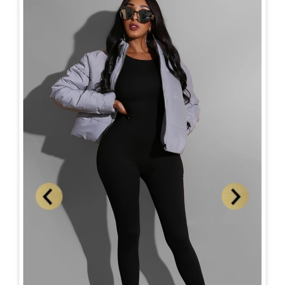 Silver Glow Puff Jacket - Picture 5 of 5